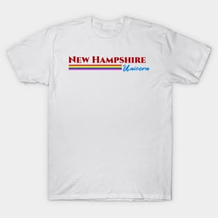 New Hampshire Unicorn Gift T-Shirt